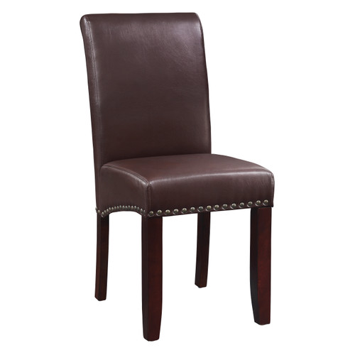 Parsons Dining Chair - Cocoa Faux Leather (MET87-PD24)