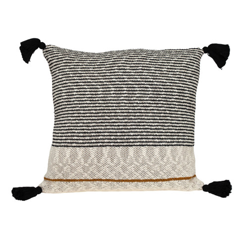 Parkland Collection Theo Transitional Beige Throw Pillow (476192)