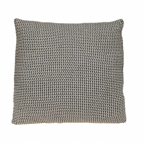 Parkland Collection Willow Transitional Black & Beige Throw Pillow (476195)