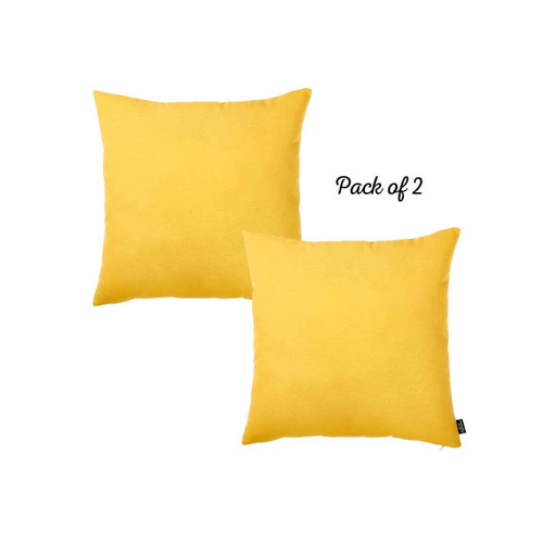 20 "X 20" Easycare Decorative Throw Pillow Case Set Of 2 Pcs Square (355640)