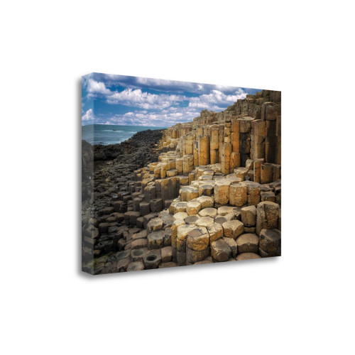 29" Rocks By The Ocean Landscape Gallery Wrap Canvas Wall Art (445193)