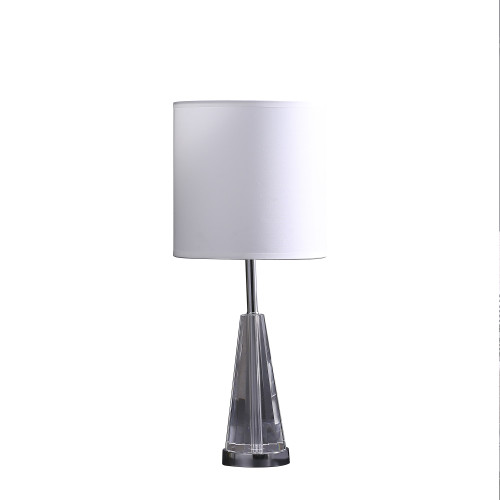 22" Contemporary Crystal Cone Table Or Desk Lamp (468821)