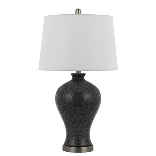 Set Of Two 27" Ceramic And Marble Table Lamps (476141)