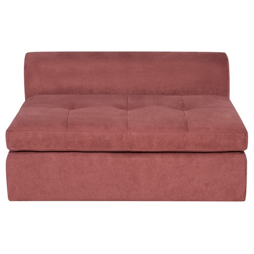 Lola Modular Armless Sofa - Chianti Microsuede/Black (HGSN322)