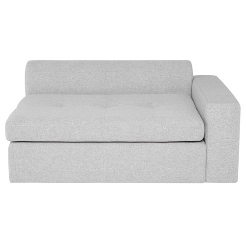 Lola Modular Right Arm Sofa - Linen/Black (HGSN350)