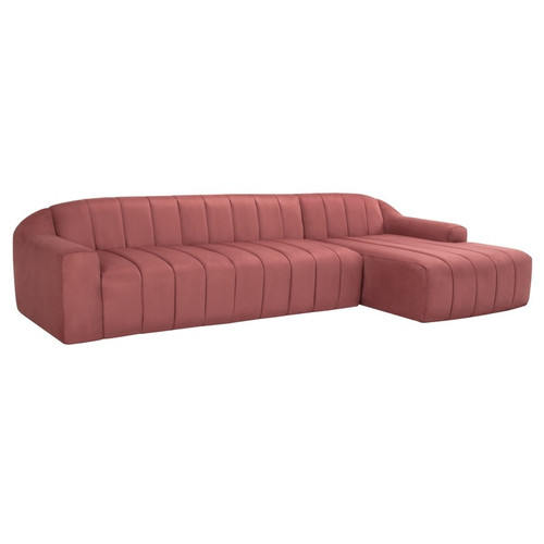 Coraline Sectional Sofa - Chianti Microsuede/Chianti Microsuede (HGSN422)
