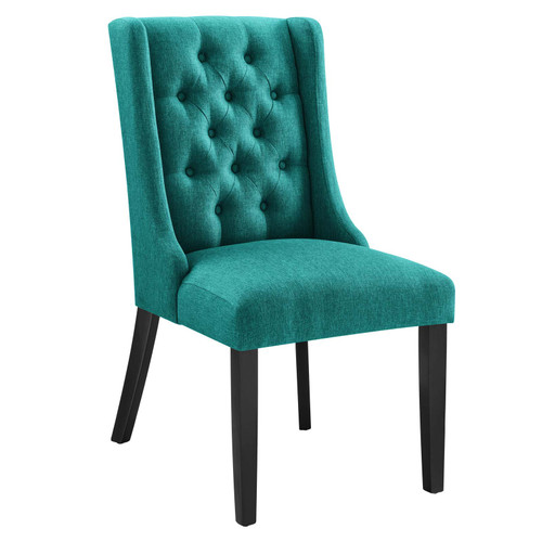 Baronet Button Tufted Fabric Dining Chair - Teal EEI-2235-TEA