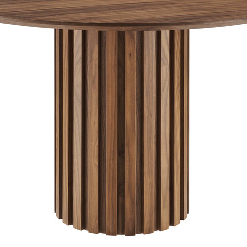 Senja 47" Round Dining Table - Walnut EEI-6064-WAL-SET