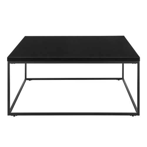 Black On Black High Gloss Square Coffee Table (400550)
