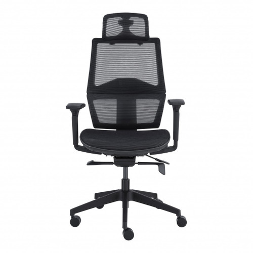 High Back And Neck Support Black Mesh Office Chair (400758)
