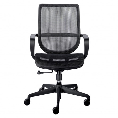 Black Mesh Office Chair With Metal Frame (400783)