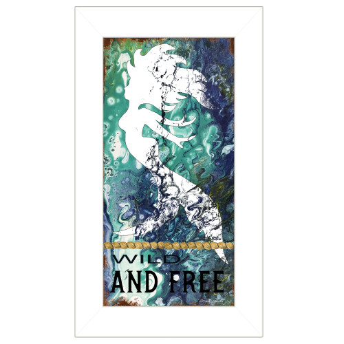 Wild And Free 1 White Framed Print Wall Art (404792)