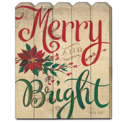 Merry & Bright Unframed Print Wall Art (404802)