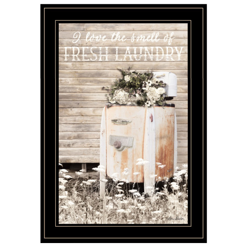 Fresh Laundry 2 Black Framed Print Wall Art (405017)