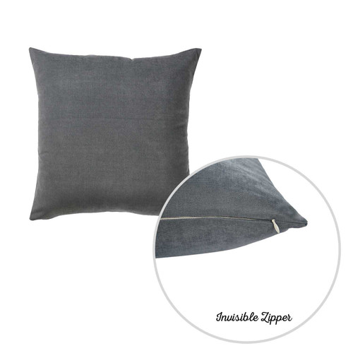 20"X20" Grey Honey Decorative Throw Pillow Cover (2 Pcs In Set) (355532)