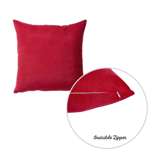 20"X20" Red Honey Decorative Throw Pillow Cover (2 Pcs In Set) (355405)