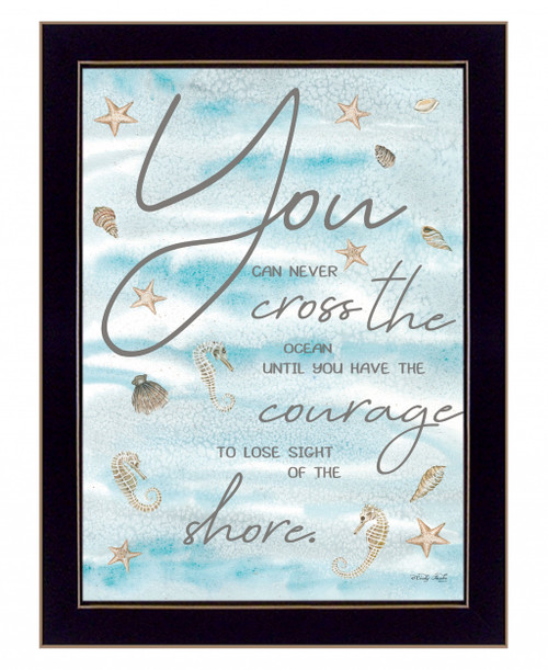 You Can Never 1 Black Framed Print Wall Art (416110)