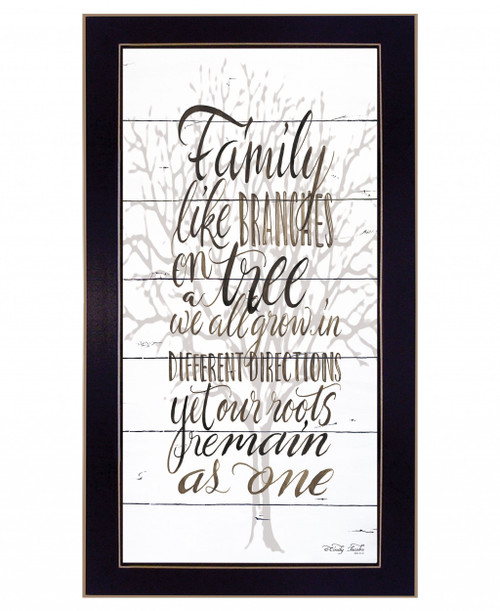 Family 3 Black Framed Print Wall Art (416111)