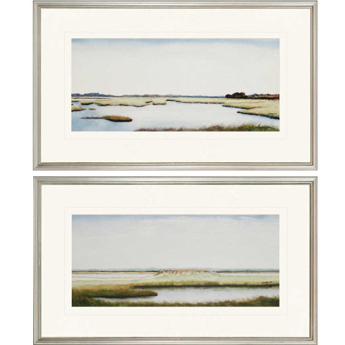 Set Of Two Marshlands I Silver Print Wall Art (416305)