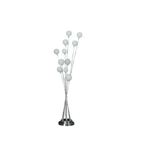 46" Chrome Multi Light Led Novelty Floor Lamp (475640)