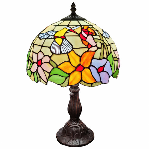 18" Tiffany Style Floral Table Lamp (478129)