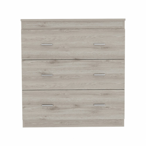 32" Light Grey Manufactured Wood Three Drawer Standard Dresser (479992)