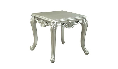 24" Champagne Manufactured Wood Square End Table (485887)