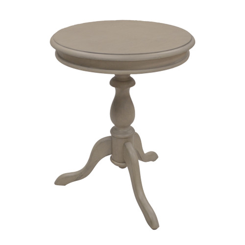 25" Taupe Gray Manufactured Wood Round End Table (493226)