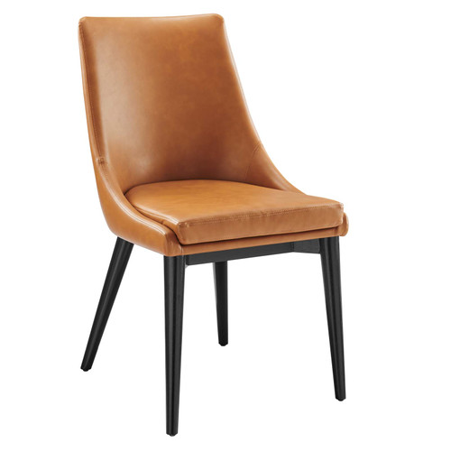 Viscount Vegan Leather Dining Chair - Tan EEI-2226-TAN