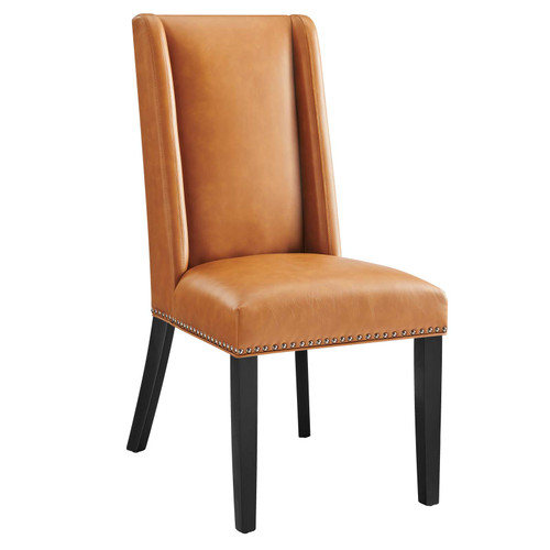 Baron Vegan Leather Dining Chair - Tan EEI-2232-TAN