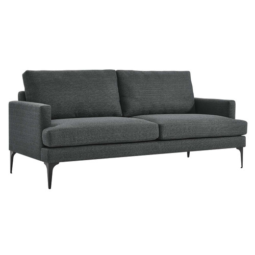 Evermore Upholstered Fabric Sofa - Gray EEI-6009-DOR