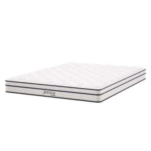 Jenna 6" Innerspring And Foam Queen Mattress MOD-7095-WHI