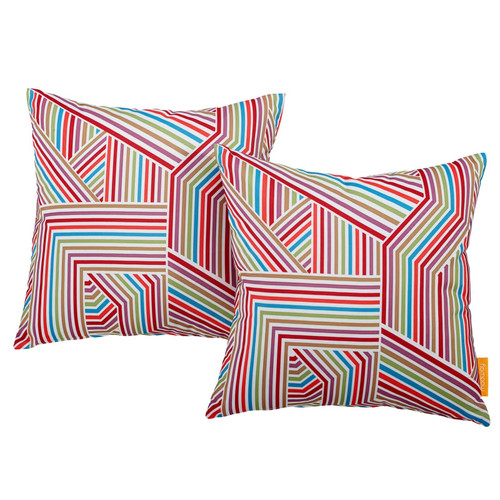 Two Piece Outdoor Patio Pillow Set EEI-2401-TAP