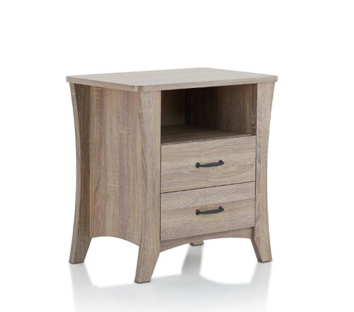 24" X 16" X 24" Rustic Natural Particle Board Nightstand (286120)