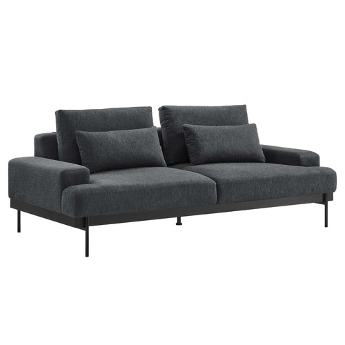 Proximity Upholstered Fabric Sofa - Charcoal EEI-6214-CHA