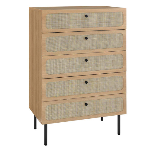 Chaucer 5-Drawer Chest - Oak MOD-7065-OAK