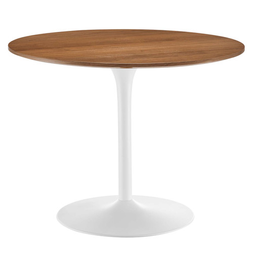 Pursuit 40" Dining Table - Walnut White EEI-6313-WAL-WHI