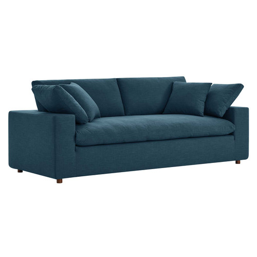 Commix Down Filled Overstuffed Sofa - Azure EEI-4860-AZU