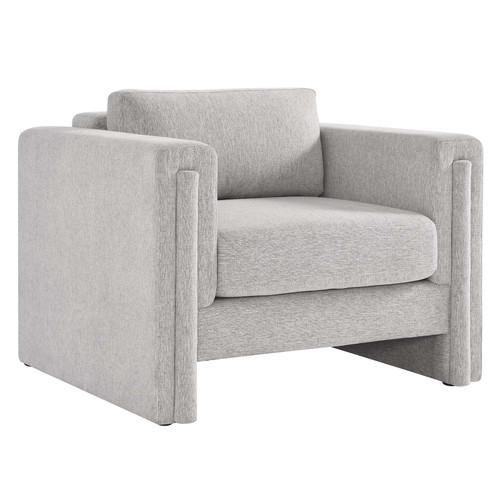 Visible Fabric Armchair - Light Gray EEI-6373-LGR