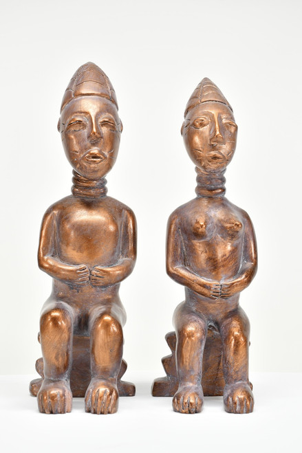 Set Of 2 African Arts Couple (12025496)