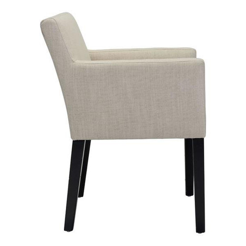 25.2" X 23.6" X 31.5" Beige Linen Dining Chair (296276)