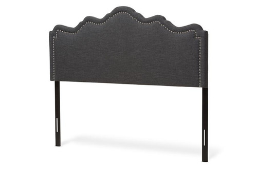 Nadeen Grey Fabric Queen Headboard BBT6622-Dark Grey-Queen HB-H1217-20