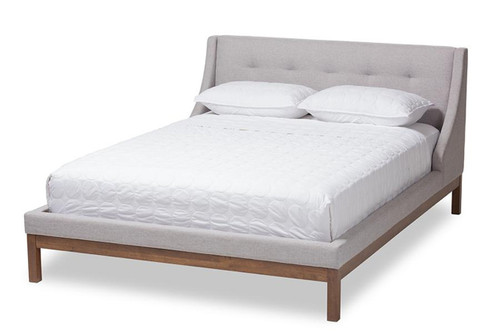 Best Baxton Studio Louvain Modern And Contemporary Full Sized Platform Bed