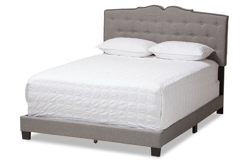 Best Baxton Studio Vivienne Modern And Contemporary King Size Bed