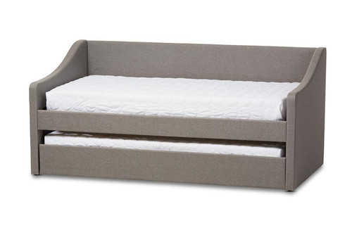 Barnstorm Grey Fabric Daybed with Guest Trundle Bed CF8755-Grey-Day Bed