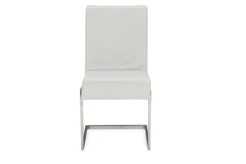 Toulan Faux Leather Dining Chair - (Set of 2) GY-180714 White