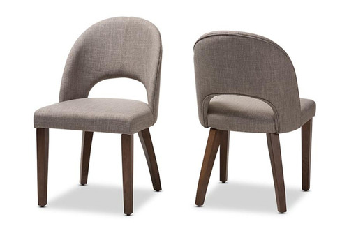 Wesley Mid-Century Modern Dining Chair (Set Of 2) Wesley-Light Grey-DC