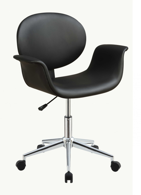27" X 24" X 34" Black Pu Office Chair (286620)