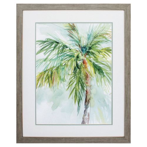 27" X 33" Woodtoned Frame Palm Breezes Ii (366014)