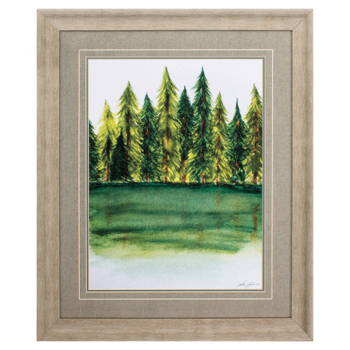 28" X 34" Champagne Color Frame Forest I (365685)